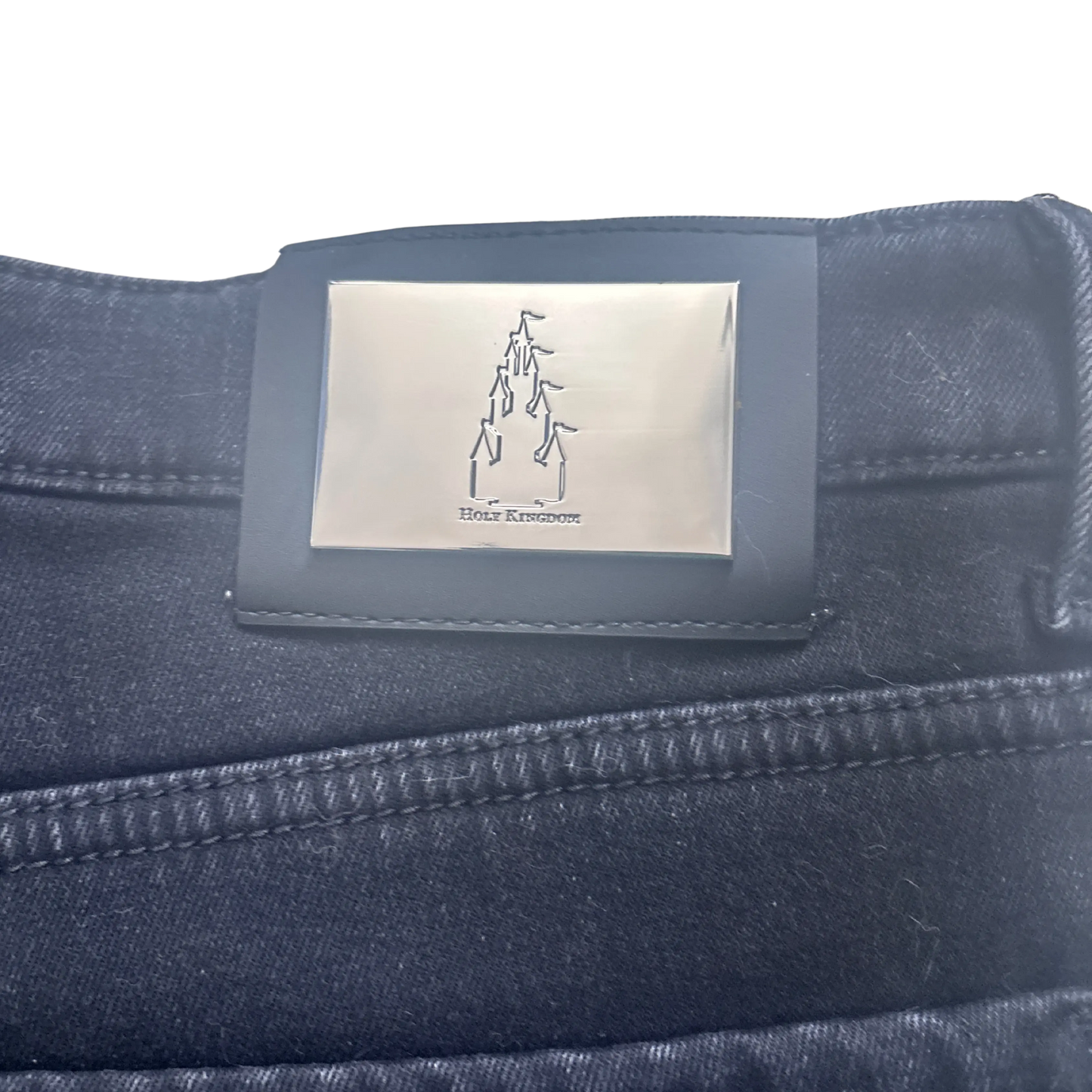 Holy Kingdom black Flannel-Lined Jeans Holy Kingdom