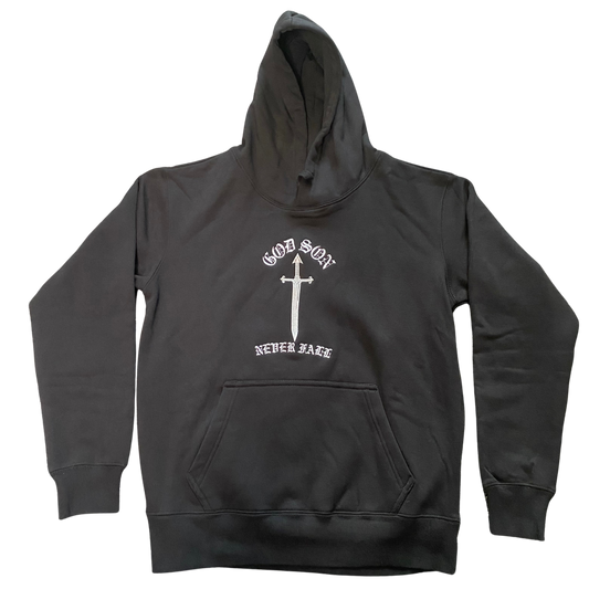 GOD SON NEVER FALL black hoodie
