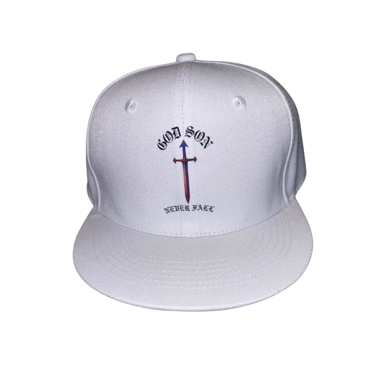 GOD SON NEVER FALL white cap