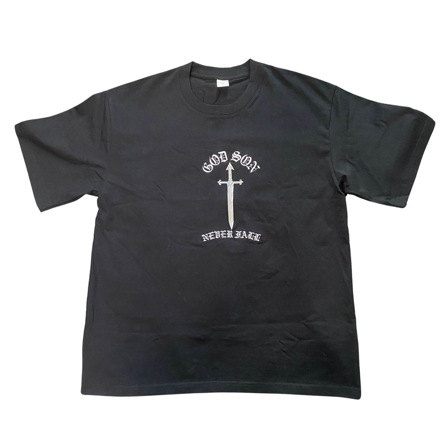 GOD SON NEVER FALL black tee