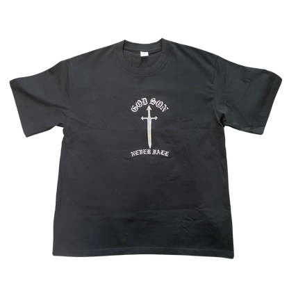 GOD SON NEVER FALL black tee
