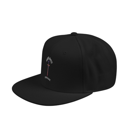 God Son Never Fall Snapback Black Cap 