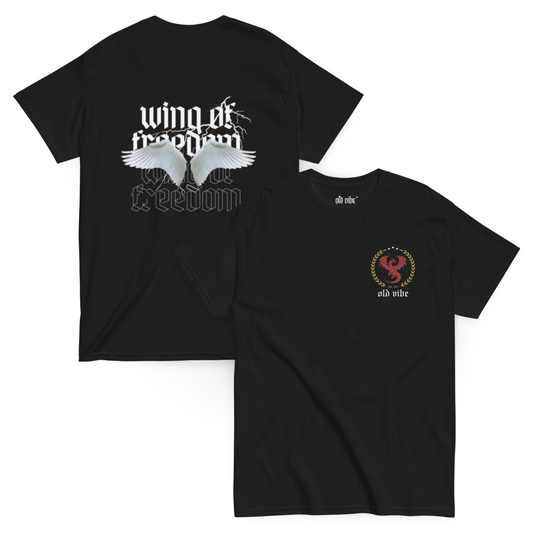 old vibe t-shirt：wing of freedom 