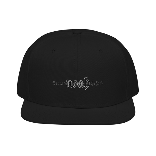 noah the one who survived on the flood Black Snapback Cap 