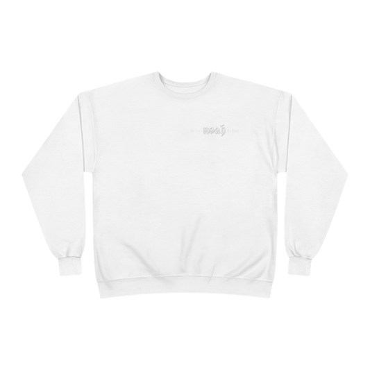 noah the one who survived on the flood Crewneck White Sweatshirt 
