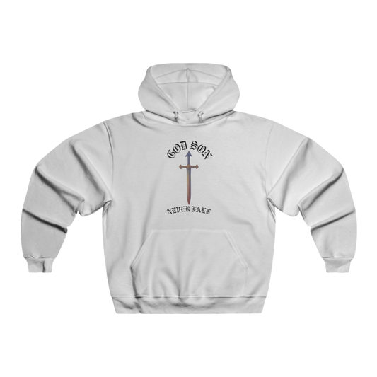God Son Never Fall White Classic Hoodie 