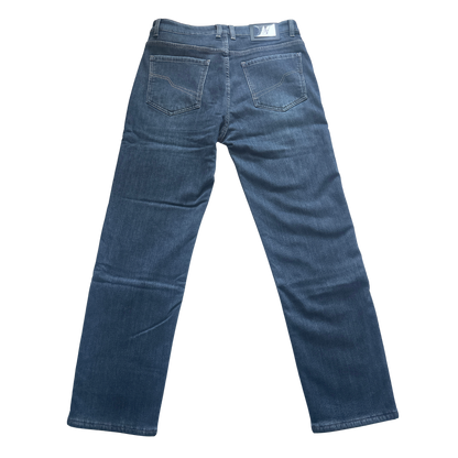 Holy Kingdom blue Flannel-Lined Jeans