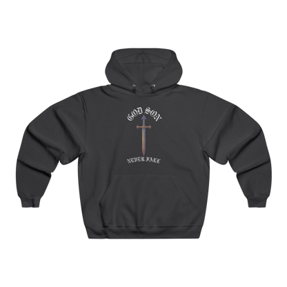 God Son Never Fall Black Classic Hoodie 