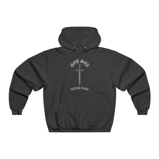 God Son Never Fall Black Classic Hoodie 
