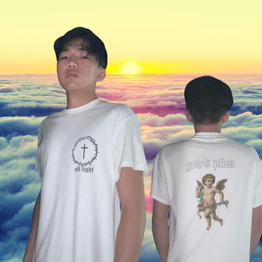 Old Light T-shirt： god's plan